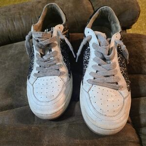 ShuShop Glitter Sneakers - Black and White